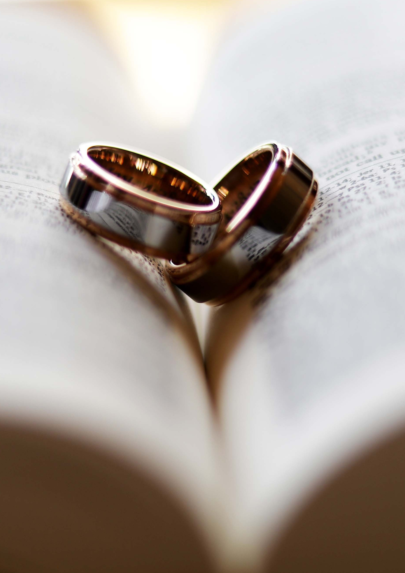 rings on bible